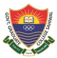 Learning Management System for Govt. Graduate College Sahiwal